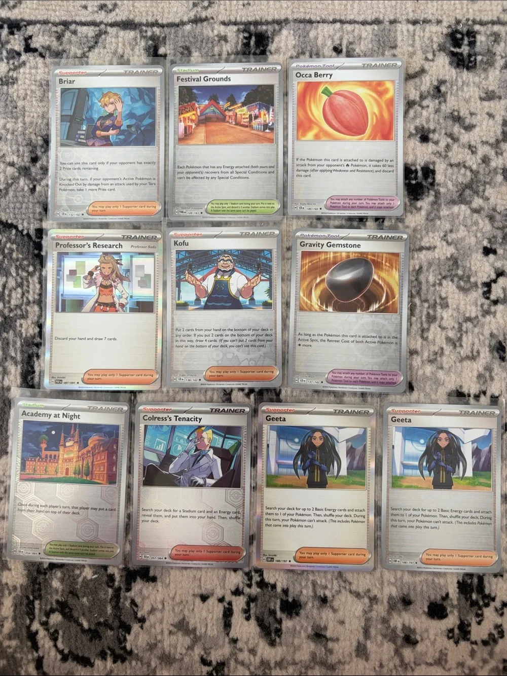 Pokémon Reverse Holo & Holo Trainer Lot 10 Unique Cards | ✨5/$25✨